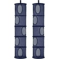 thumbnail image 1 of 2Pcs Stuffed Animal Storage Foldable Stuffed Animal Net or Hammock Organizer  5 Compartments Hanging Mesh Toy Storage Hammock for, 1 of 6