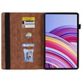 thumbnail image 3 of DWaybox Retro Case for Xiaomi Redmi Pad 2 Pro 12.1 inch 2025 Model, PU Leather & TPU Hybrid Shockproof Cover with Kickstand, Card Slots, Anti-Slip Grip Strap -Brown, 3 of 4