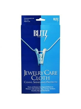 Blitz 8 oz Jar of Gem and Jewelry Cleaner 0.5 fl oz Concentrate Pkg of 2