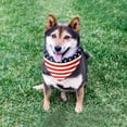 thumbnail image 4 of 4th of July Dog Bandanas 2 Pack, Memorial Day American Flag Scarf, Premium Polyester Fabric Soft and Comfortable,Patriotic Bandanas for Small, Large and Extra Large Dogs and Cats L, 4 of 6