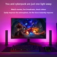 thumbnail image 2 of RGB Light Bar, 10" LED Light Bar, 16 Million colors, APP Control USB Powered, Color Changing TV Backlight, Ambient Lighting for Desk, PC, Gaming, Party, 2 Pack, 2 of 7