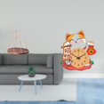 thumbnail image 2 of Elegante Soporte Multiusos Para Corchos De Vino Y Reloj De Pared Con Forma De Gato, Práctico Y único Jarrón De Exhibición, Silencioso, Sin Tictac, Decoración Para El Hogar, Cocina,, 2 of 8