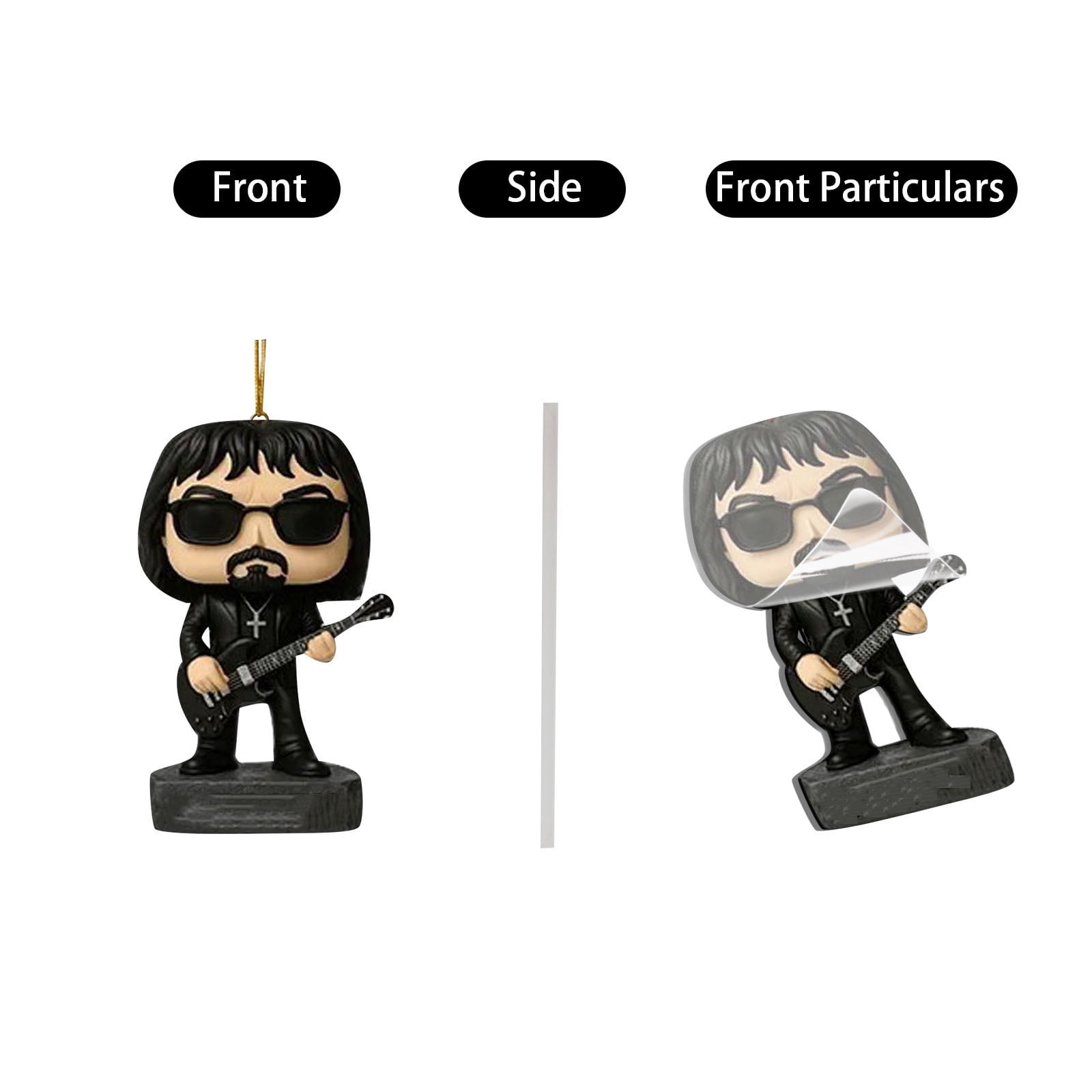 Calendrier De L'Avent 2025 Legends Of Rock & Metal - 24 Jours Avec Figurines 2D à Collectionner - Cadeau Fan De Musique - 11