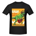 thumbnail image 4 of Bingfone Cool Dinosaur Playing Guitar Men'S Loose Fit Short-Sleeve Pocket T-Shirt, 4 of 7