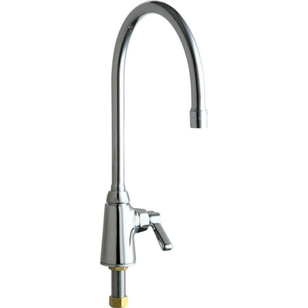 Chicago Faucets 350-Gn8ae3ab Commercial Grade Single Hole Kitchen Faucet - Chrome