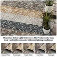 thumbnail image 7 of Hasoo Large 10' x 13' Modern Indoor Rug for Living Room Soft Geometric Area Rug Non Slip Stain Resistant Brown Carpet, 7 of 7