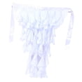 thumbnail image 4 of Pañuelo de cadera para danza del vientre para mujer, accesorios de moda, ropa de baile, cinturón de cadera con borlas Blanco, 4 of 9