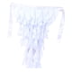 thumbnail image 4 of Pañuelo de cadera para danza del vientre para mujer, falda de cintura para danza del vientre, cinturón de cadera con borlas Blanco, 4 of 9