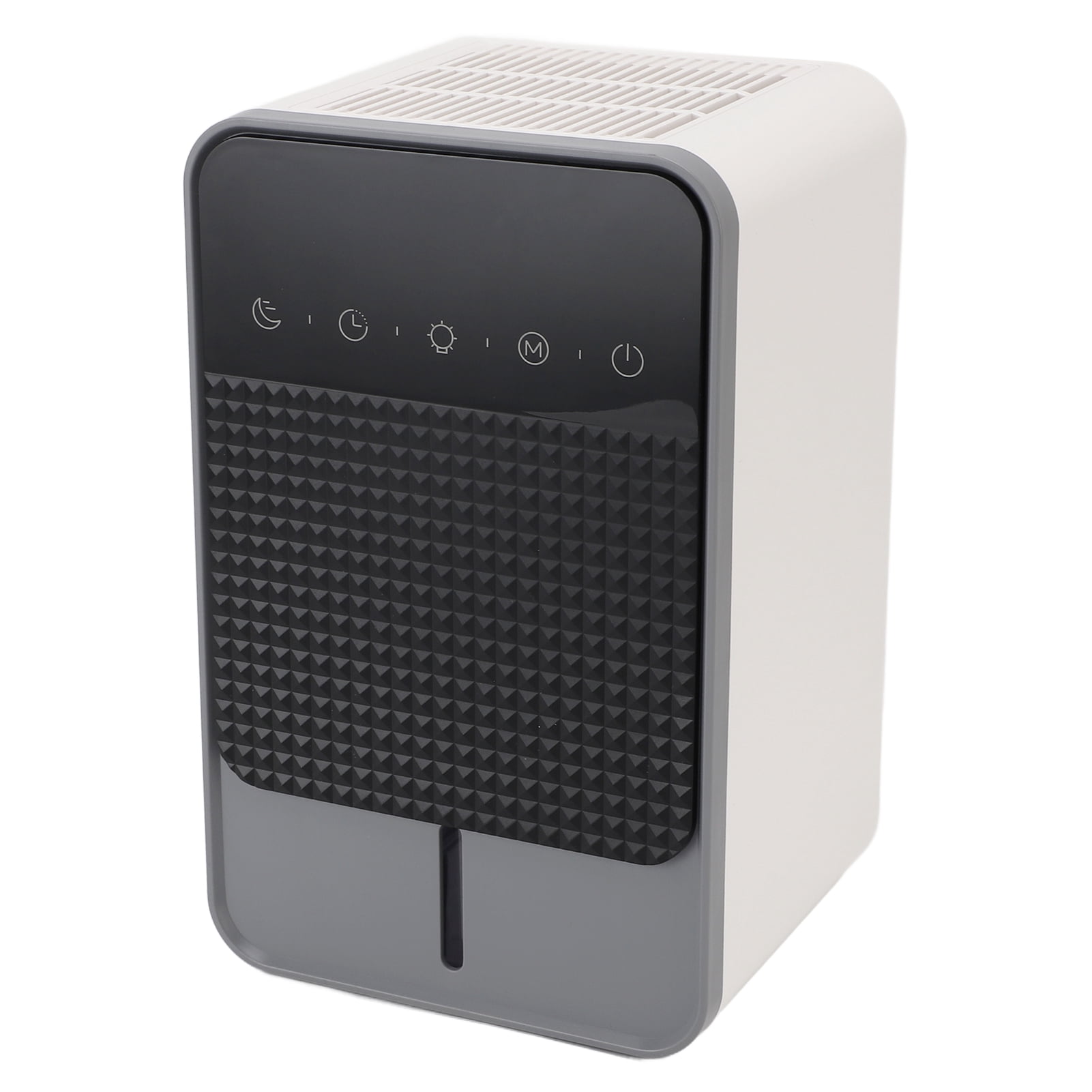 Semiconductor Dehumidifier, 7 Color Ambient Light Home Dehumidifier Digital Display Auto Shut Off Efficient  for Bedroom US Plug