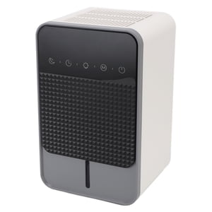 Semiconductor Dehumidifier, 7 Color Ambient Light Home Dehumidifier Digital Display Auto Shut Off Efficient  for Bedroom US Plug