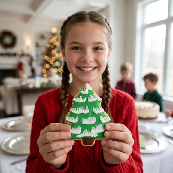 Ann Clark Snow Covered Tree Cookie Cutter 3.5", Made in USA