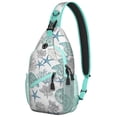 thumbnail image 1 of Seashells Crossbody Bag - Lightweight Nautical Shoulder Backpack for Outdoor Adventures - Durable & Comfortable Anti-Theft Travel Daypack for Commuting, 1 of 6