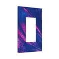thumbnail image 2 of Kll Neon Gradient Blue Wall Plate,Gloss Finish,Standard Size 1 - 5" X 3", Polycarbonate Thermoplastic,Electric Receptacle Plug Covers, 2 of 8