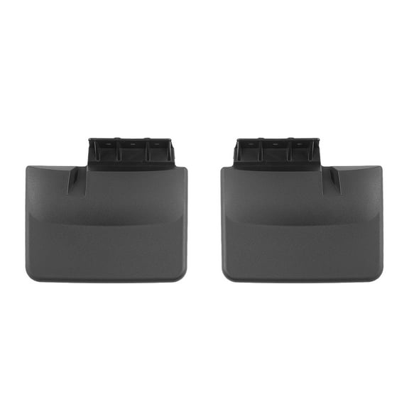 WeatherTech Custom No Drill Splash Guard MudFlaps compatible with Ford F-150 Raptor, F-150, MidFlap Pair - Black