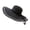 Z100-Black, variant on Women's Oversized Contrast Straw Sun Hat, Wide Brim Roll Up Floppy Visor Hat UV Protection Beach Vacation Hat with Lace Strap, Packable for Travel and Summer