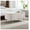 Ivory faux fur, variant on White Storage Ottoman - Faux Fur Upholstered, End of Bed Storage Bench with Legs, Modern Ottoman for Living Room, Bedroom, Entryway