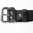 thumbnail image 4 of Cowhide, belt, personality, stainless steel buckle, simplicity, genuine leather belt, retro locomotive belt, 4 of 4