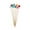 As shown, variant on BambooMN Decorative 5.9" Acrylic Gem End Bamboo Picks - Light Blue, 100 Pieces