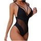 thumbnail image 1 of Traje de baño de una pieza para mujer, conjuntos de bikini para mujer, traje de baño de bikini de color liso sin espalda con tirantes, traje de baño de nailon para mujer, 1 of 6