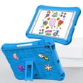 thumbnail image 2 of ELEHOLD Kids Case for Apple iPad mini 7 (A17 Pro)2024/6th Generation with Kickstand Soft EVA Rugged Shockproof Anti-Scratch Cover with Detachable Strap,Skyblue, 2 of 8