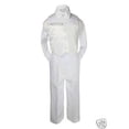 thumbnail image 4 of Infant Toddler Kid Teen Boy Wedding White Shawl Lapel Formal Tuxedo Suit sz S-20, 4 of 6