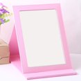 thumbnail image 5 of Portable Folding Vanity Mirror,Desktop Folding Mirror with Adjustable PU Leather Stand-Pink, 5 of 5