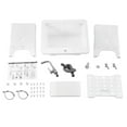 thumbnail image 6 of Loyalheartdy Freestanding Plastic Laundry Sink Indoor/Outdoor Utility Sink with Washboard/Cold & Hot Water Faucet/Hoses and Drain Kit 29.5In, 6 of 12