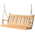 thumbnail image 1 of Western Red Cedar Traditional English Porch Swing, 1 of 3