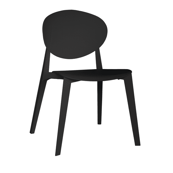 OFFIHO Silla Teksi Negro para exterior con protección UV y diseño ergonómico