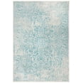 thumbnail image 3 of SAFAVIEH Accent Rug 4x6 - Evoke Collection - Traditional Design, Ivory & Aqua, Non-Shedding & Easy Cleaning, Ideal for Living Room, Bedroom, Dining Space, Entryway, Bathroom, Bedside, 3 of 13