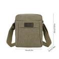 thumbnail image 2 of ZestqaQ Canvas Men's Shoulder Bag, Casual Crossbody Bag, Eco-Friendly Medium Size, Lightweight and Durable Storage, Perfect for Daily Commuting and Outdoor Activities, 2 of 6