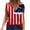 Red, variant on Womens Tops American Flag Cold Shoulder Shirt Women 4th of July Patriotic Shirt Stars Stripes Short Sleeve Top Tees Dark Blue,3XL