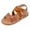 Brown, variant on HUANBAI Breathable Girls Sandals For Toddlers And Kids Lightweight Comfortable Everyday Casual Outdoor Play School Summer Footwear（2 8Y） 2.5-3 Years
