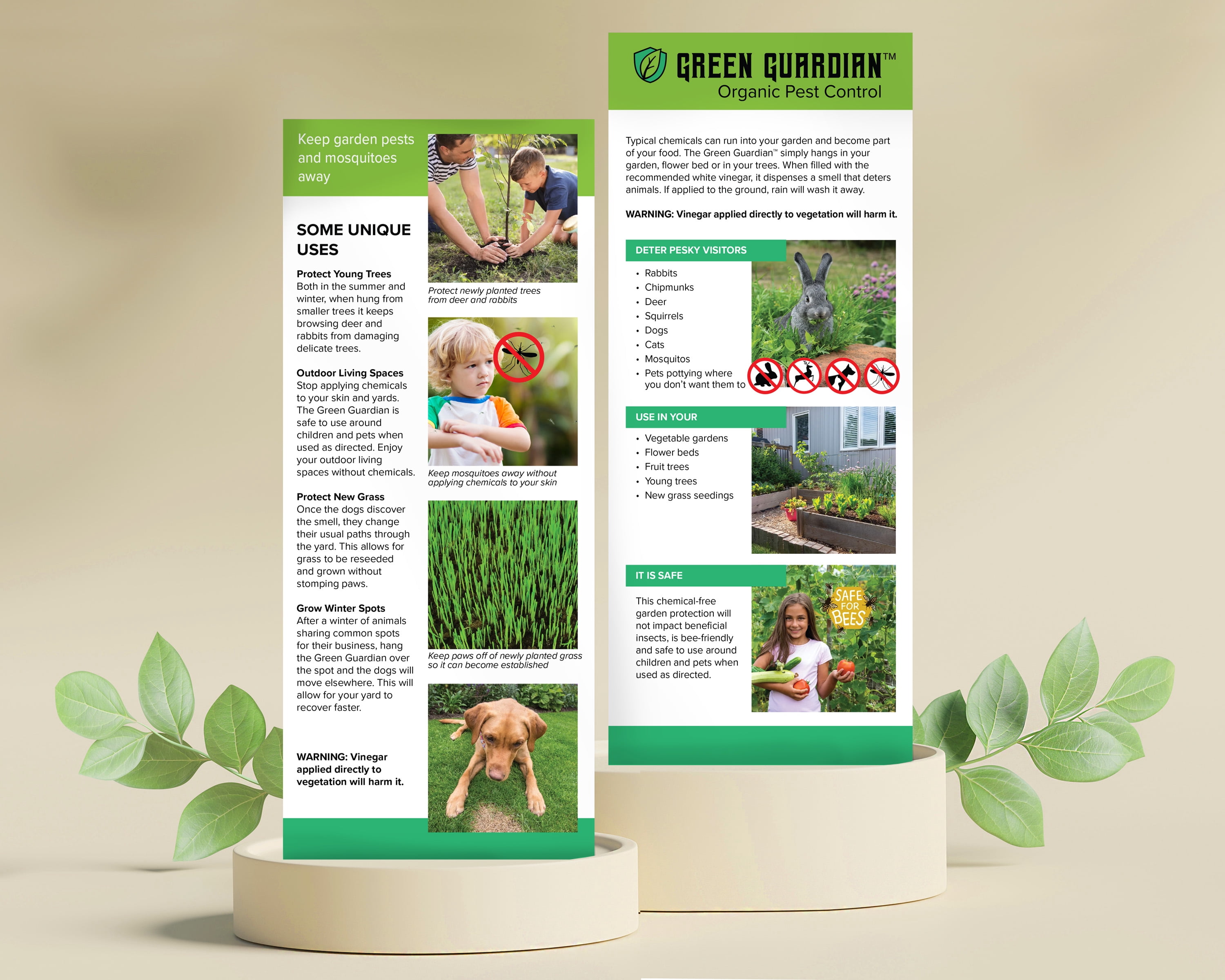 Useful Acres Green Guardian Mosquito Repellant, UV Resistant Scent Dispenser Spray, 1 Empty Canister, Unscented, 11" x 4" x 4", 1 Pack