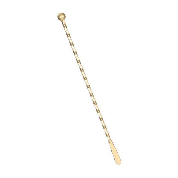 Bewildely Varillas agitadoras de acero inoxidable 304, varilla agitadora chapada en oro, café, leche, té, agitadores de bebidas, agitador, Barra de herramientas D