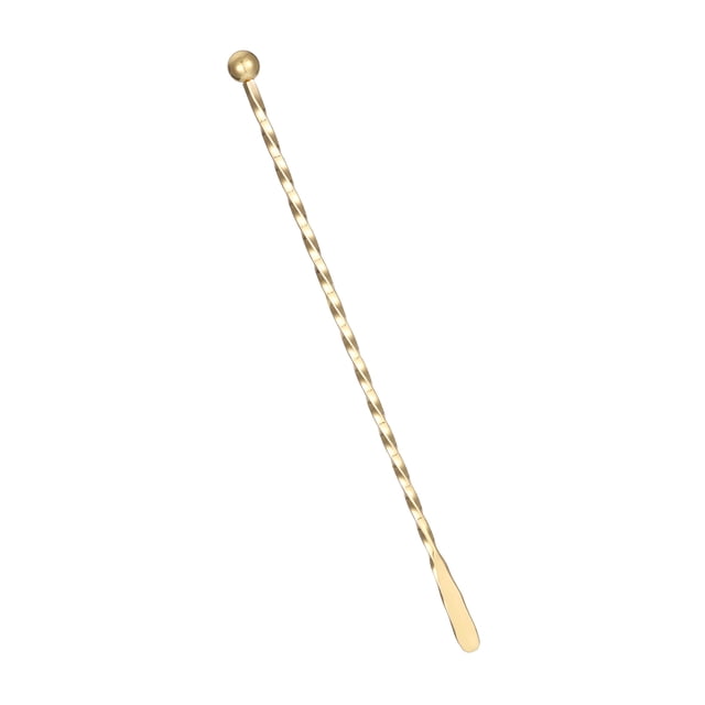 Billuyoard Palos agitadores de acero inoxidable 304, varilla agitadora chapada en oro para café, té de la leche, agitadores de bebidas, agitador Barra de herramientas D
