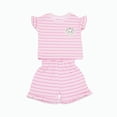 thumbnail image 3 of Disney Clothes Baby Girls 3-Piece Short Set – Aristocats Marie Outfit (Pink/White) – 0/3M, 3 of 5