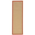 thumbnail image 1 of Athena Sisal & Burnt Orange 2'6" x 12' Runner, 1 of 6
