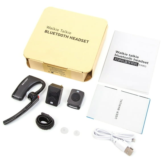Two Way Radio Bluetooth Earpiece Convenient for Motorola Radios for Police, Outdoor Enthusiasts