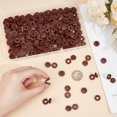 thumbnail image 3 of 1 Box 150Pcs Plastic Hinged Screw Covers Caps 0.22"/5.5mm Screw Snap Caps Folding Shutter Decorative Washer Cover Flip Tops for Covering Screw Heads Screw Protection Furniture Coconut Brown, 3 of 6