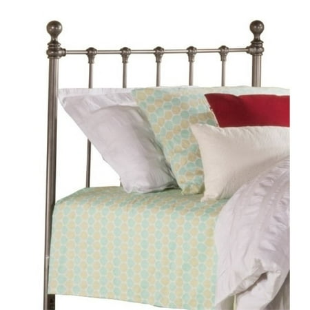 Metal Steel Headboard - Hillsdale Molly Twin Metal Duo Panel Headboard in Black Steel