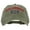 Olive, variant on US Army Corps of Engineers Embroidered Washed Buckled Cap - Olive OSFM