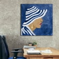 thumbnail image 6 of Epic Graffiti 'Lady with Hat I' by Silvia Vassileva, Canvas Wall Art, 37"x37", 6 of 8