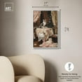 thumbnail image 5 of Kittens at the Table Canvas Classic Paintings by Art Remedy, White Frame, 16 x 24, 5 of 7