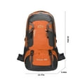 thumbnail image 3 of Kieccall Camping And Hiking Hiking Backpack, 60L Large Rucksack For Men Women, Tear And Water-resistant For Climbing Fishing Travel, 3 of 6