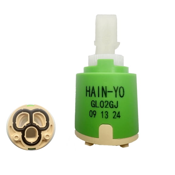 HAIN-YO GL02GJ 25mm Faucet Ceramic Disc Cartridge Replacement Compatible with Single Handle Faucet Valve for Pfister 9740740 Avalon/Treviso 26/529 Series,Kohler Kitchen Faucet GP1093674