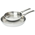 thumbnail image 2 of CoreClad 2PC Tri-Ply Stainless Steel Skillet Set, Induction Ready, 2 of 5