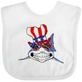 thumbnail image 3 of Inktastic 4th of July Patriot Shark Boys or Girls Baby Bib, 3 of 4