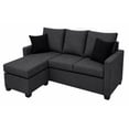 thumbnail image 4 of Sala Esquinera El Bazar Store Denver Gris Oxford 200x140 cm Lado derecho e Izquierdo Lino nacional Sofa, 4 of 10