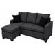 thumbnail image 4 of Sala Esquinera El Bazar Store Denver Gris Oxford 200x140 cm Lado derecho e Izquierdo Lino nacional Sofa, 4 of 10